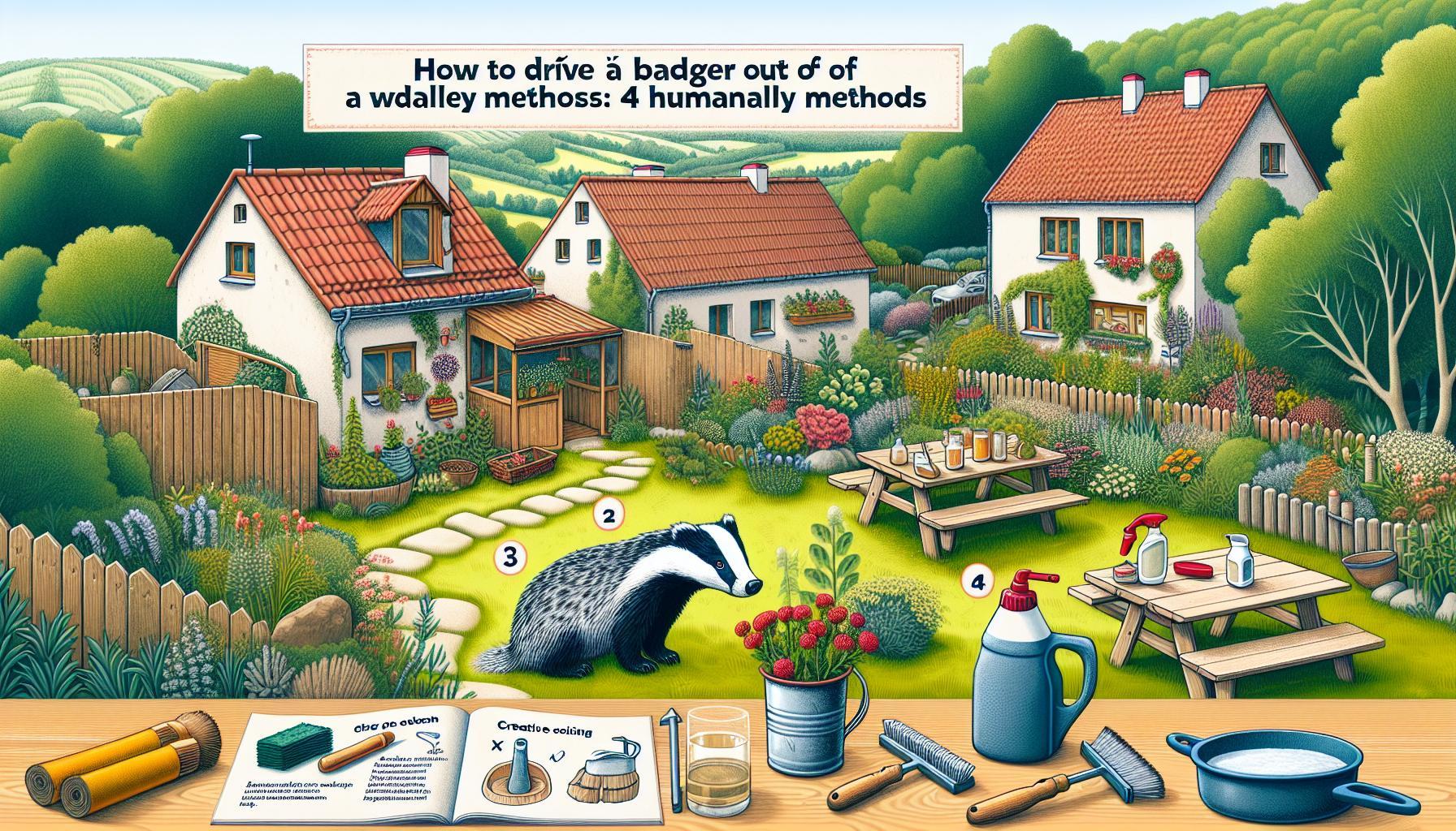 Jak vyhnat jezevce lesního ze zahrady: 4 humánní metody 1 Jak vyhnat jezevce lesního ze zahrady: 4 humánní metody