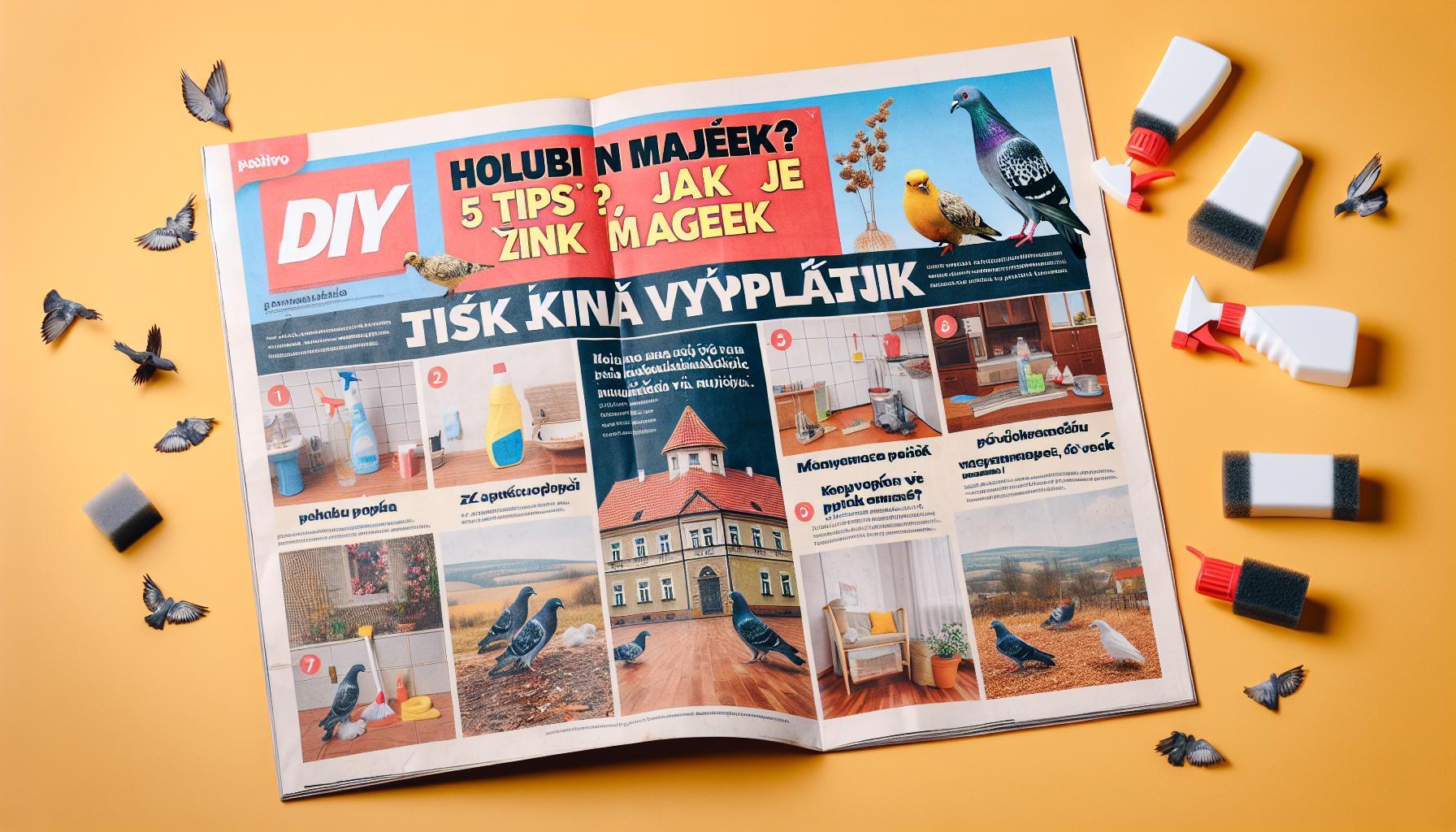 Holubi ničí majetek? 5 tipů, jak je účinně vyplašit