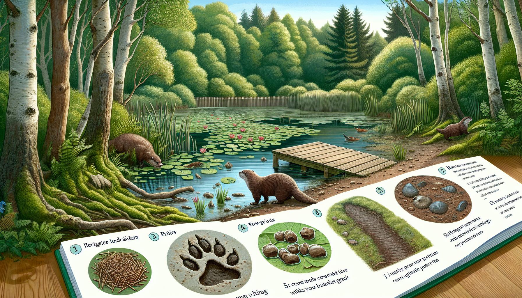 Jak ⁢identifikovat známky​ vydry v rybníku